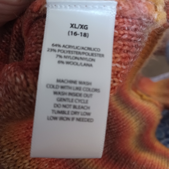 Beach Lunch Lounge Womens Size 16 - 18 Mock Neck Space Dye Sweater - Picture 10 of 10